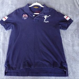 Ralph Lauren Rugby Polo Shirt England Size M